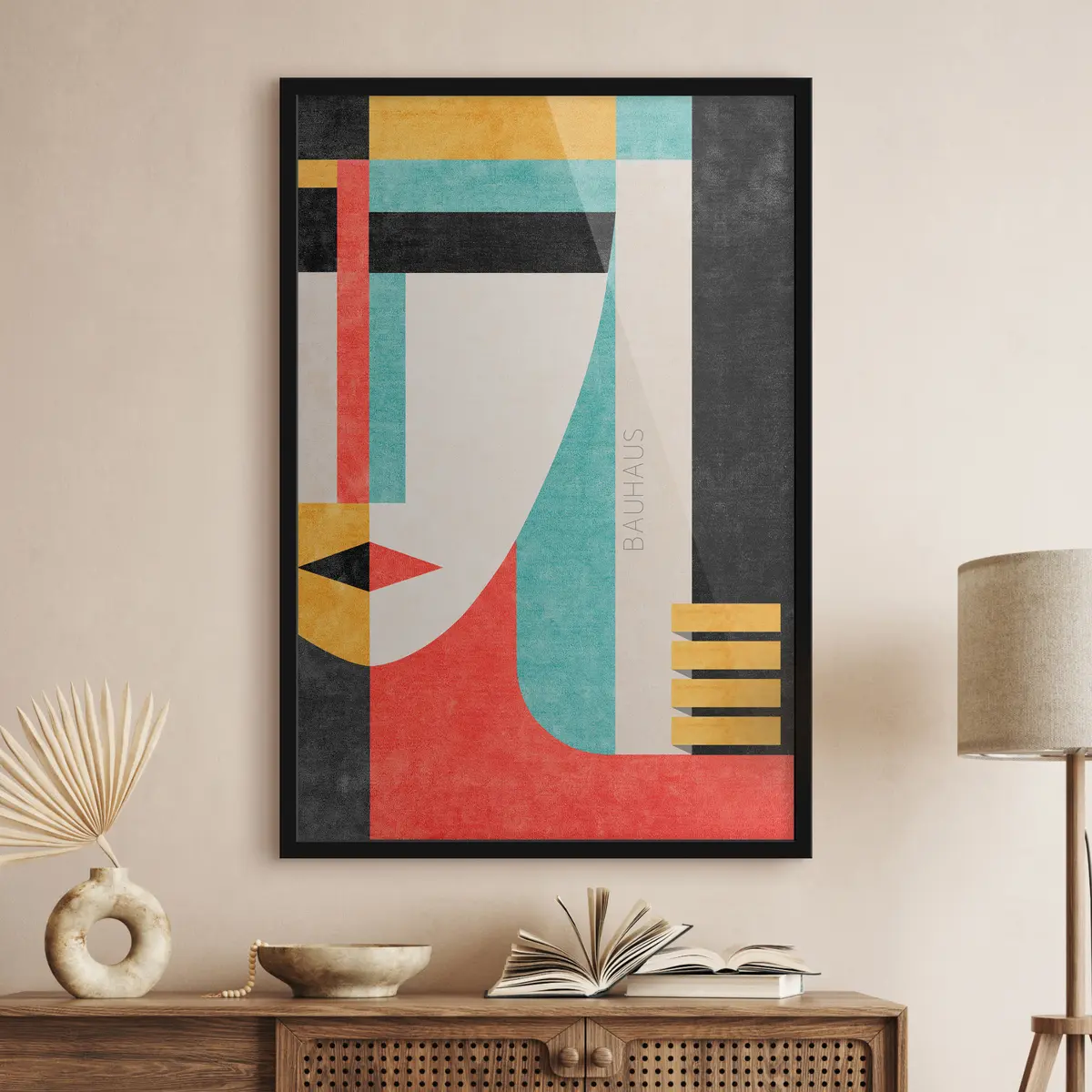 Poster Kräftige Formen in leuchtenden Farben f01793