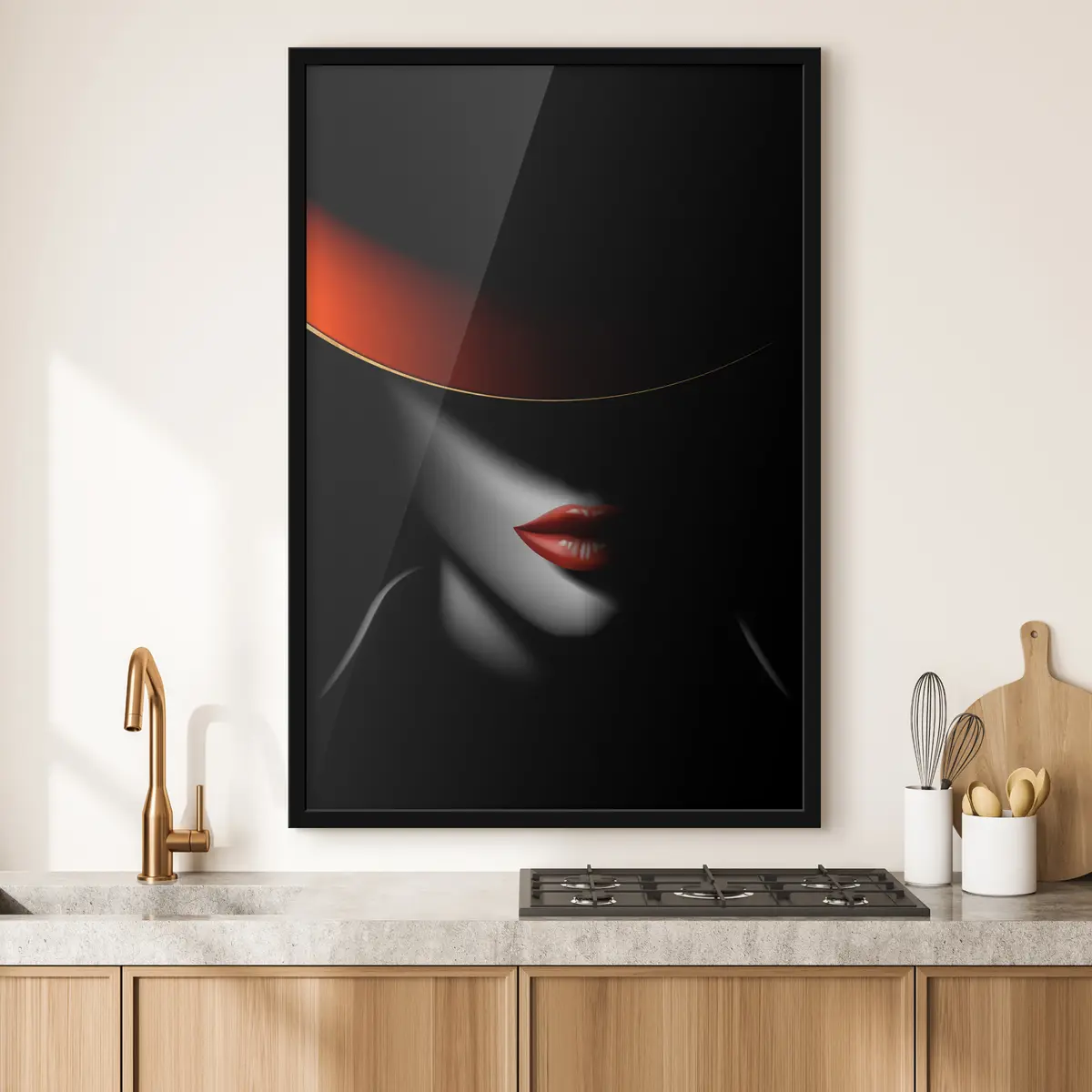 Poster Geheimnisvoller Reiz in Schatten und Licht f03483