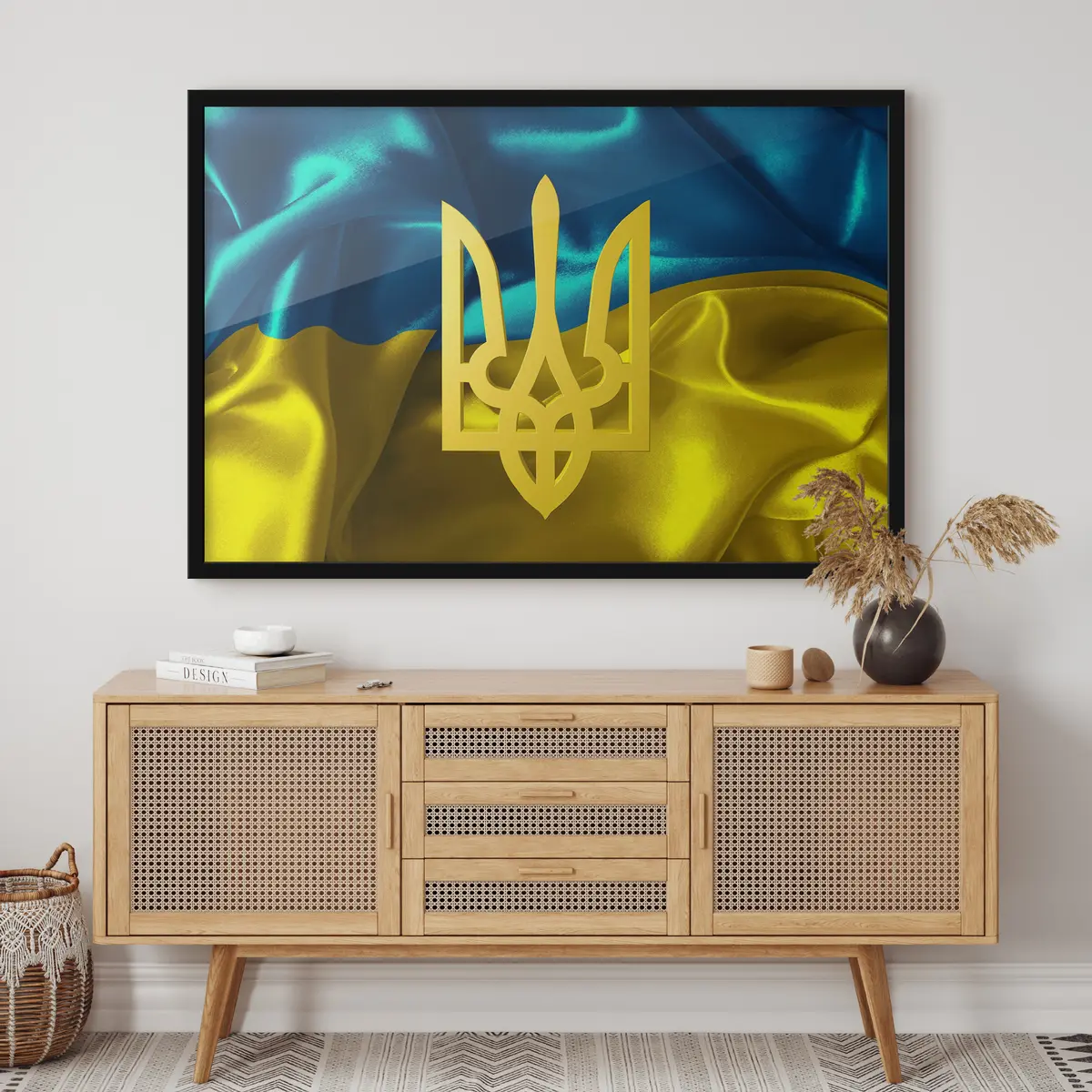 Poster Ukrainischer Stolz und Widerstandsfähigkeit gezeigt f26671