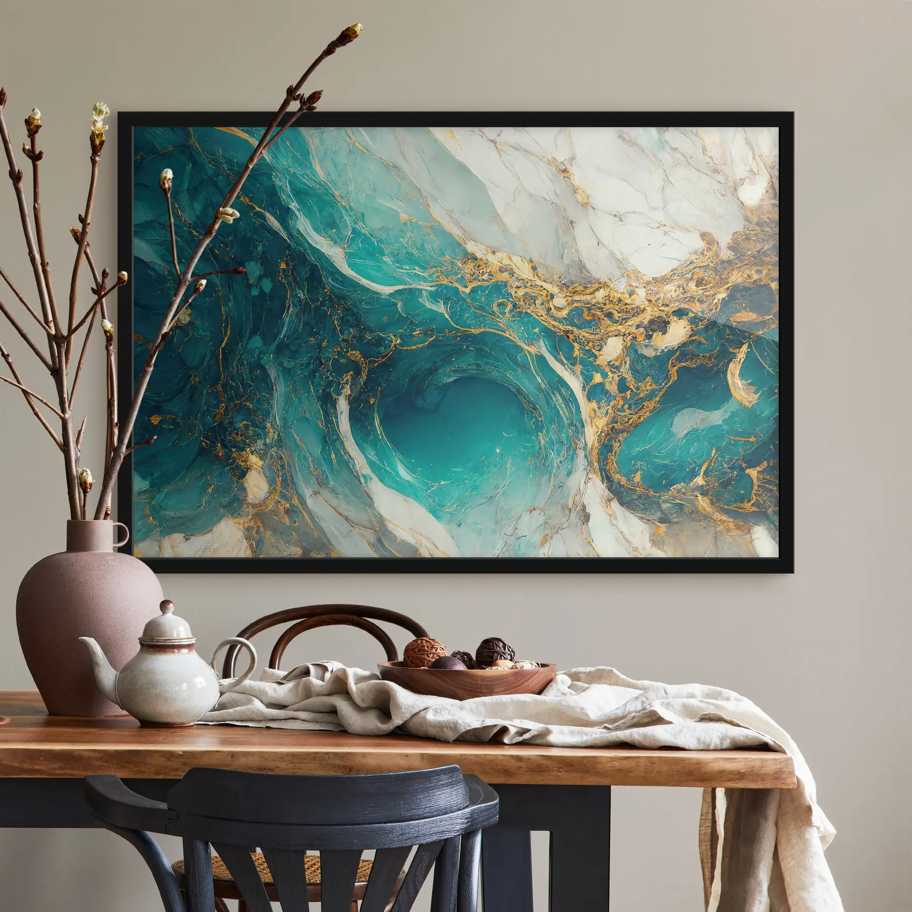 Fototapete Flüssiger Marmor in zarten Farben f32411