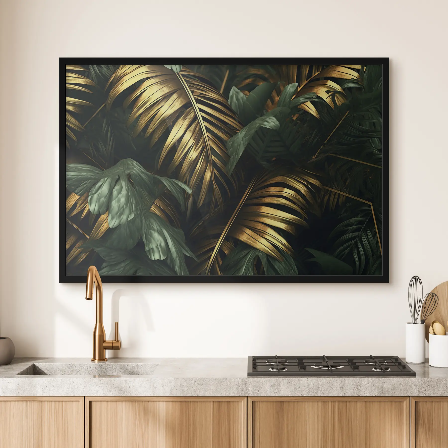 Wandbilder Luxuriöses Laub in lebendiger Harmonie f36293