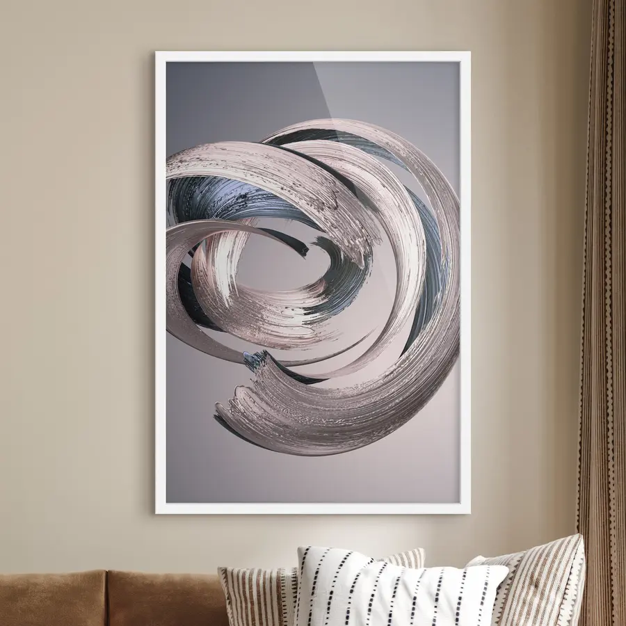 Fototapete Schlichtes und fließendes abstraktes Design f01160
