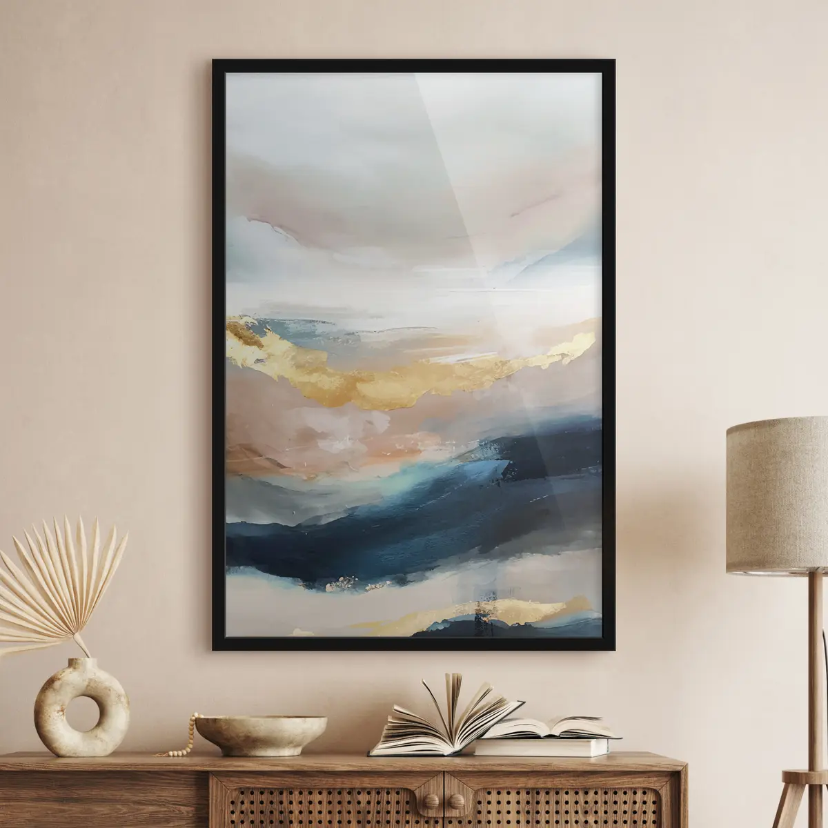 Poster Fließende Farben der Schönheit der Natur f36780