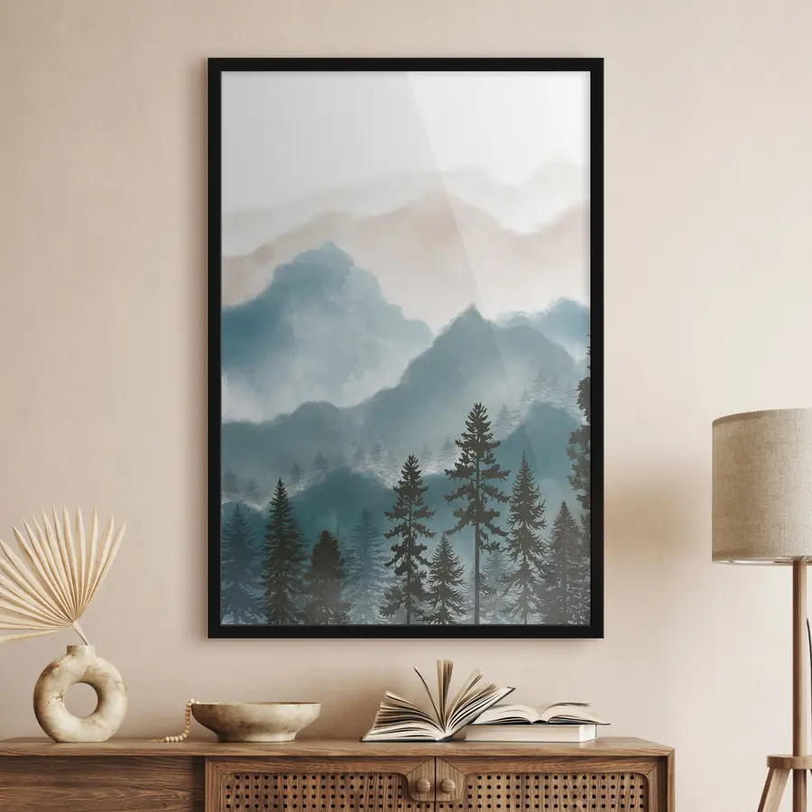 Wandbilder Ruhige Landschaften und friedliche Bergwelt f36607