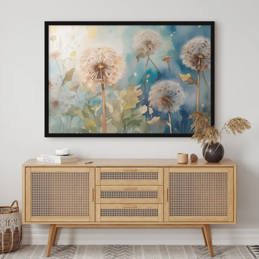 Wandbilder Zarte Blüten in sanfter Brise f35839