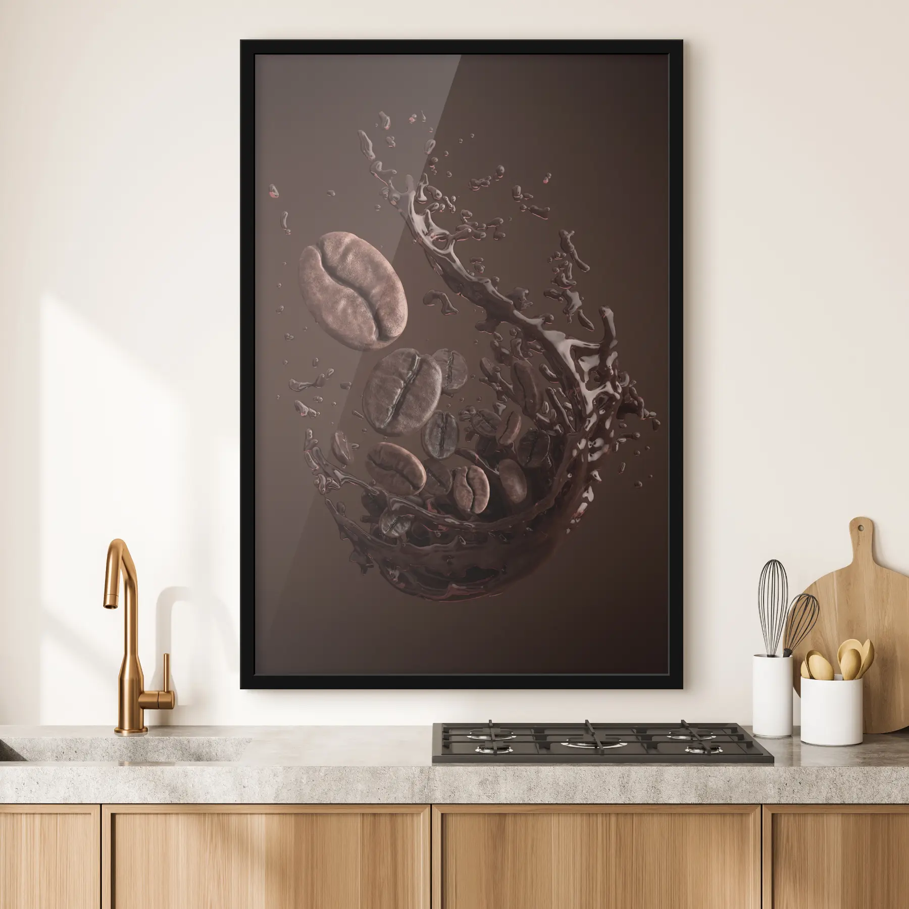 Fototapete Kaffeebohnen sorgen für Furore f37176