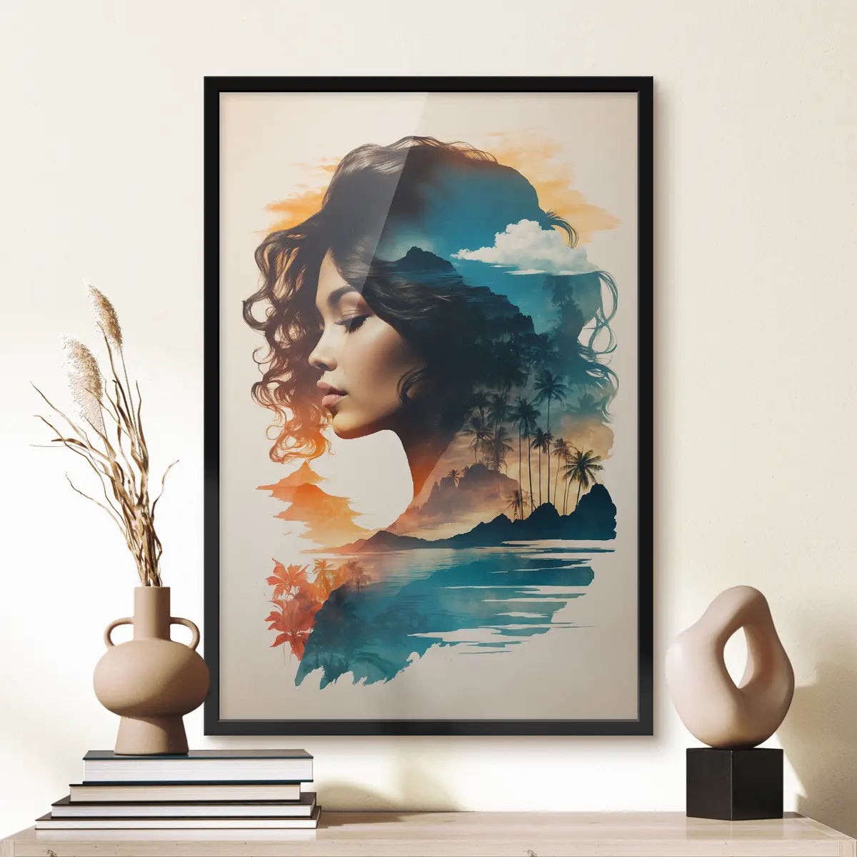 Poster Die Schönheit der Natur in einem Porträt f37118