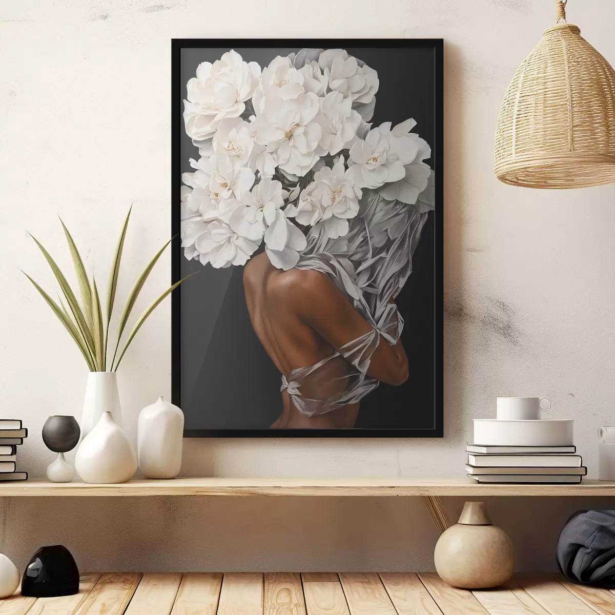 Poster Eleganz in der sanften Umarmung der Natur f37163