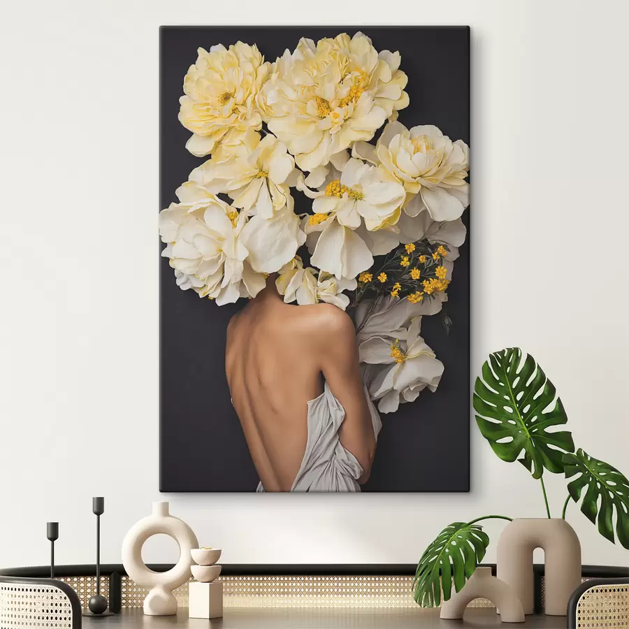 Wandbilder Blumige Schönheit, die ruhige Momente umgibt s37162