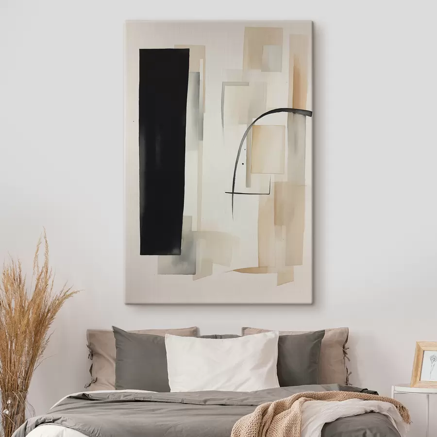 Wandbilder Abstrakte Formen in sanften Tönen s37170