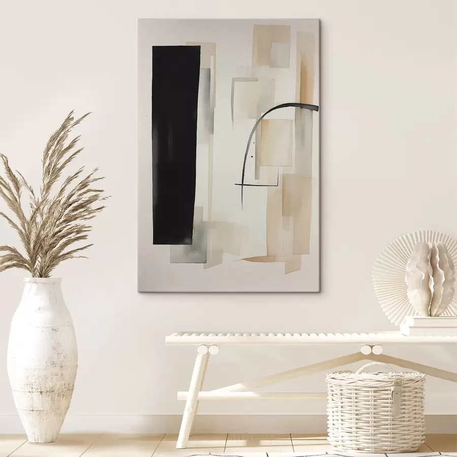 Wandbilder Abstrakte Formen in sanften Tönen s37170