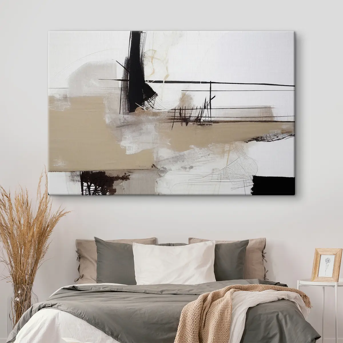 Wandbilder Abstrakte Formen in neutralen Farbtönen s37067