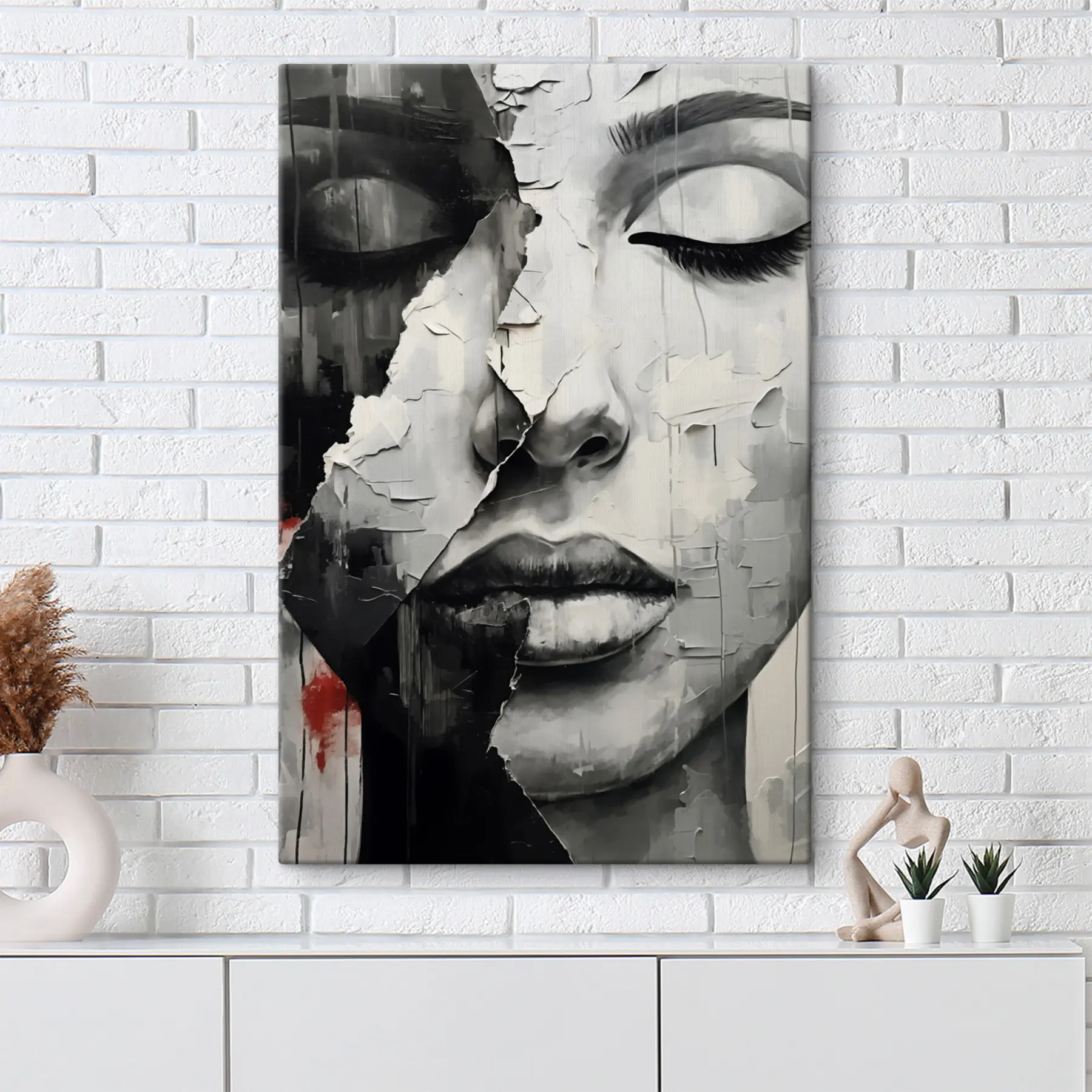 Fototapete Dualität von Emotion und Ausdruck s37068