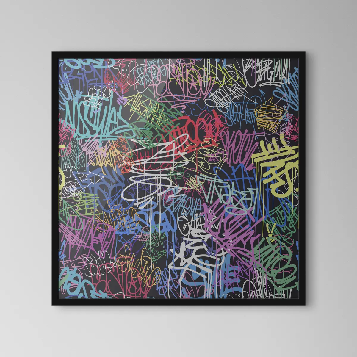 Poster Lebendige Darstellung des künstlerischen Ausdrucks f37150