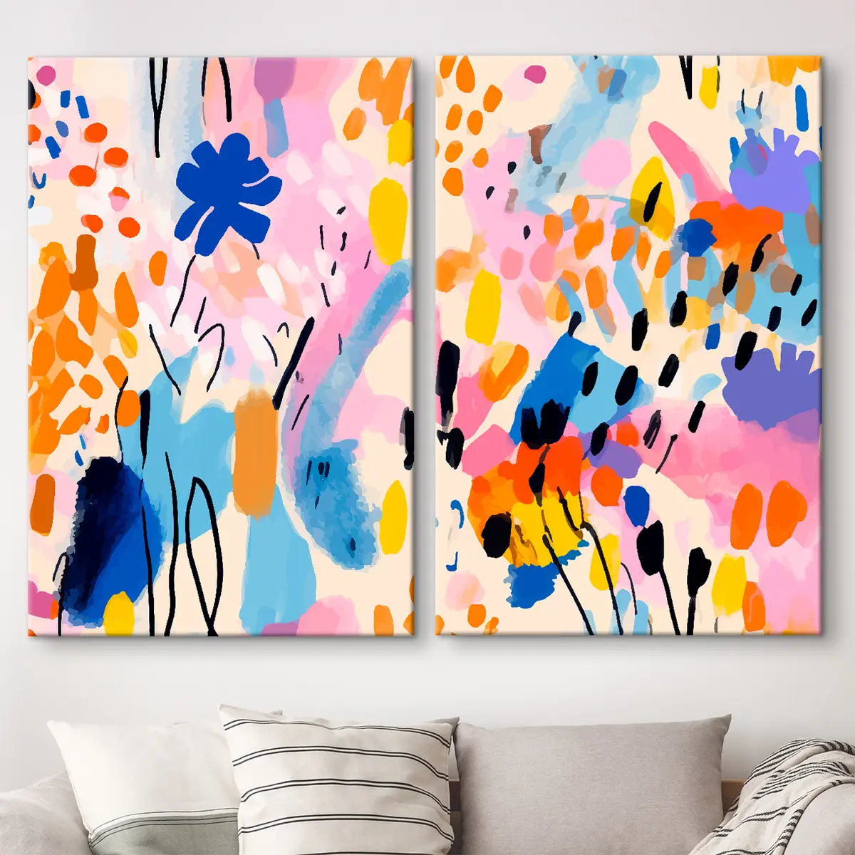 Wandbilder Lebendige Farben tanzen in Harmonie m00268