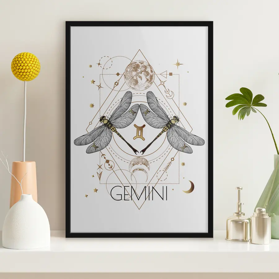 Fototapete Mystisches Design für Gemini-Fans f36515