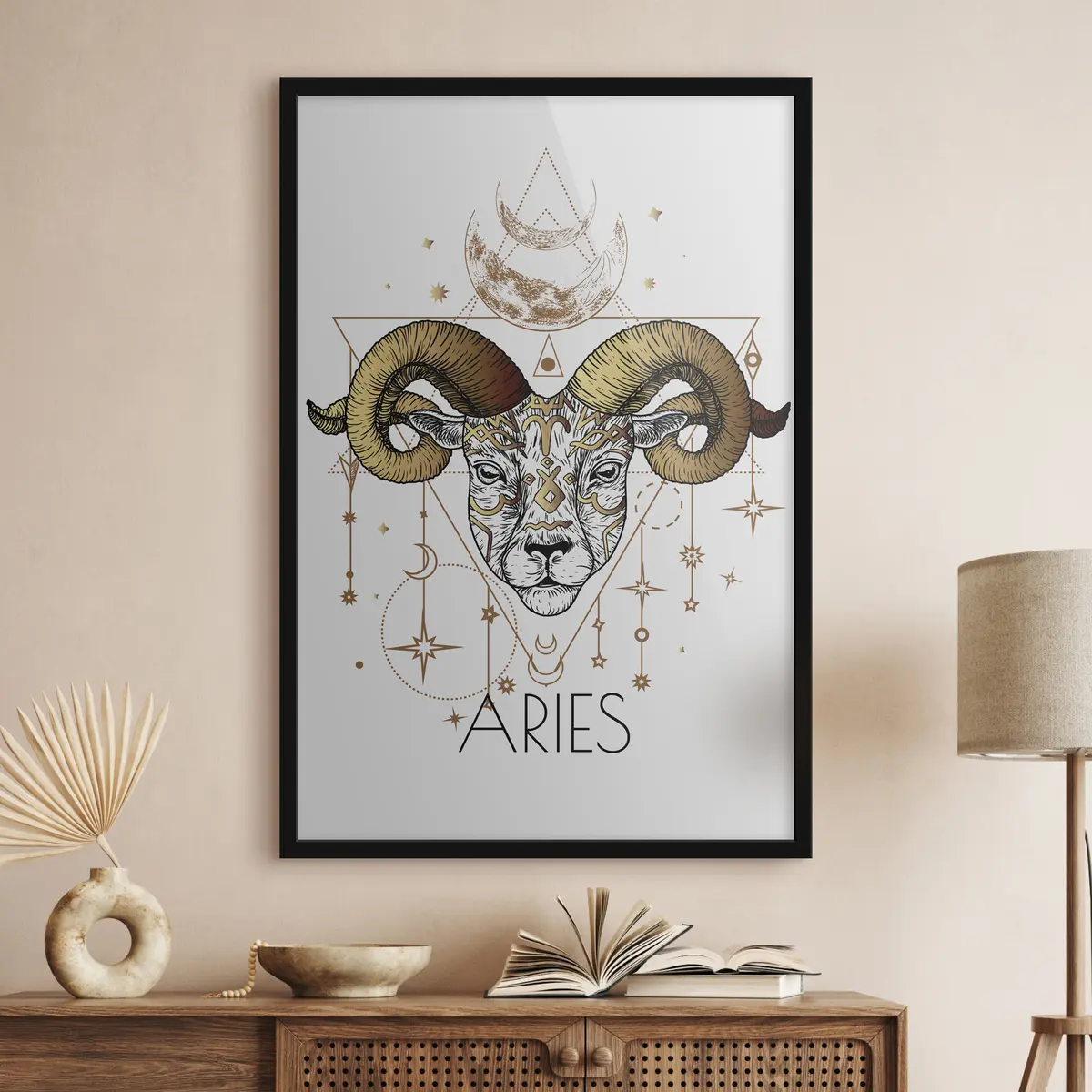 Poster Himmlischer Widder des Tierkreises f37183